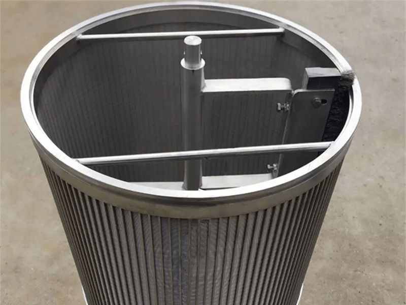 Stainless Steel Wedge Wire Wrapped Cylinder